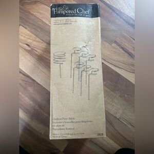 Pampered Chef Brown Outdoor Party Sticks